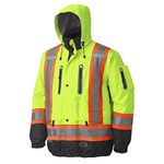 Pioneer Premium High Visibility Safety Jacket-Waterproof - Cell Phone Pocket