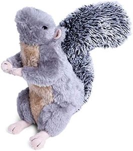 Petface Cyril The Squirrel Plush Dog Toy with Built-In Squeaker (Pack of 1)