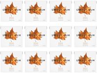 Simply Gum | Maple | Plant- Based Chewing Gum | Pack of 12 (180 Pieces Total) | Synthetic Free + Aspartame Free + non GMO