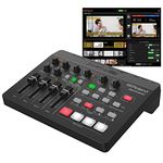 ROLAND VRC-01 AeroCaster Live Streaming System – Powerful wireless multi-camera production solution with hardware controller/audio interface and full-featured iPad app,Black