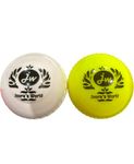 Joura's World Wind Ball for Outdoor Games- Size: Standard (Pack of 2, White & Flourocent Yellow)