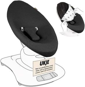 UKJE Liner Baby Rocker Cover - Compatible with 4moms MamaRoo 4 Old Model Before 2022 - Baby Swing Cover - Bouncer Cover - Cover Swing Bouncer - Black