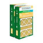 Filterbuy 17x26x4 Air Filter MERV 11 Allergen Defense (2-Pack), Pleated HVAC AC Furnace Air Filters Replacement for Lennox x6664 (Actual Size: 16.56 x 25.94 x 4.13 Inches)
