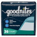 GoodNites Disposable Bed Mats, 36 Count