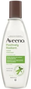 Aveeno Positively Radiant Toner, Toned Skin, Soy, Smooth Skin, Skin Care Routine, Non Comedogenic, Bottle, 200mL, Pack of 1