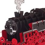 Cologne Cards | Pop-Up Karten 3D Pop Up Card, Train Steam Train - Birthday Greeting Card, Voucher Travel Cover