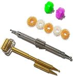 AcuPoints Acupressure Prob Jimmy Metal 3 in1 Brass Sujok Roller 2in1 Sujok Finger Massager Ring5 Pcs Thumb Pressure 2 Combo