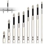 High Magnetic Screwdriver Drill Bit Set, 2025 New Strong Magnetic Durability Screwdriver Drill Bit Set, Universal Anti-Slip Magnetic Electric Screwdriver Set, 25 50 65 70 75 90 100 120 150mm (9 Pcs)