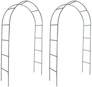 vidaXL 2X Garden Arch Climbing Plants Outdoor Patio Terrace Pergola Arbour Rose Trellis Car Port Canopy Structure Ornament Archway