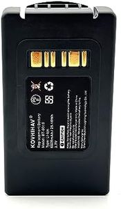 SCESMIA 6800mAh Replacement Barcode Scanner Battery fo Datalogic Skorpio X3 X4 Series fits Part no BT-0016 94ACC0046 94ACC0048