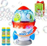 Rocket-Shaped Bubble Machine for Ki