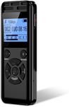 64GB Digital Voice Recorder, Wevoor Voice Activated Recorder with 560mAh Large Capacity Battrey, Professional Recording Device with Playback, Password, Timed recording, Repeat, Variable Speed Playback