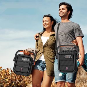 JYX Portable Karaoke Machine – Bluetooth Speaker with 2 Wireless Mics, SD/USB/AUX, Bass & Treble, Remote, Shoulder Strap