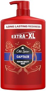 Old Spice Captain Men Gel douche et shampooing 1000 ml, multi-usage 3 en 1 pour le corps, les cheveux, le visage, fraîcheur durable, parfum de qualité du parfum, nettoyage en profondeur