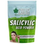 Bliss of Earth Salicylic Acid Powder Great for Making Skin Care Products Cleanser, Moisturizer, Anti Aging Serum, Body Wash & DIY Products 113gm