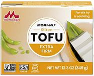 Mori-Nu Silken Tofu Extra Firm | Velvety Smooth and Creamy | Low Fat, Gluten-Free, Dairy-Free, Vegan, Made with Non-GMO soybeans, KSA Kosher Parve | Shelf-Stable | Plant protein | 12.3 oz x 12 Packs