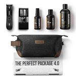 MANSCAPED® Perfect Package 4.0 Kit Contains: The Lawn Mower® 4.0 Electric Trimmer, Ball Deodorant, Body Wash, Performance Spray-on-body Toner, Four Piece Luxury Nail Kit, Toiletry Bag, 3 Shaving Mats