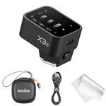 Godox X3S X3 S X3-S TTL Wireless Flash Trigger for Sony Camera, 2.4G OLED Touchscreen Flash Transmitter, 850mAh Built-in Lithium Battery Support Quick Charge(Godox Xpro-S/XProII-S Upgrade Version)