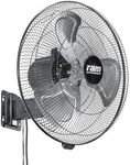 Ram 18 inch Wall Mounted Hanging Oscillating Air Circulator Pull Cord Fan For Home Office Greenhouses Gym Bedroom