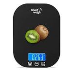 Smart Weigh 11 lb. Digital Kitchen Food Scale, Mechanical Accurate Weight Scale with 5-Unit Modes, Grams and Ounces for Weight Loss, Weighing Ingredients, Dieting, Keto Cooking, Meal Prep and Baking
