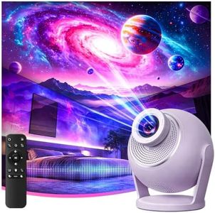 3D Projector with 60 HD 3D Dynamic Scenes,Galaxy Star Projector for Bedroom