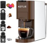 KOTLIE 19 Bar Espresso 4in1 Coffee Machine for Nespresso Original/Dolce Gusto/L’OR/Ground Capsule and ESE Coffee Pods