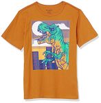 The Children's Place Baby Toddler Boys Short Sleeve Multi Color Graphic T-Shirt, Dino City, Medium