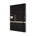 Moleskine A4 Size 21 x 29.7 cm Pro Notebook, Office Notebook, Hard Cover with Elastic Closure, Organised Layout with Detachable To-Do-List , Colour Black, 192 Pages