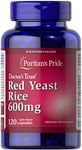 Puritan's Pride Red Yeast Rice (600 mg) -120 Capsules