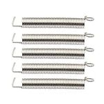 Musiclily Pro Medium Steel Electric Guitar Tremolo Bridge Springs for Fender Stratocaster Tremolo System, Nickel (Set of 5)