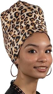 Satin Hair Wrap - Satin Sleep Cap & Hair Bonnet for Sleeping - Satin Lined Sleep Cap, Sleeping Bonnet Satin Head Wrap