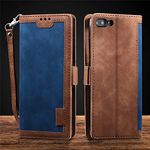 Excelsior Premium PU Leather Wallet flip case Cover with | Card and Cash Slot | 360 Full Body Protection Compatible with Apple iPhone 7 Plus | iPhone 8 Plus (Blue)