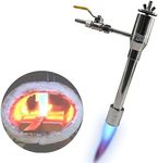 SIMOND STORE Single Forge Burner Kit for Blacksmithing Forge Kit, Foundry Propane Forge, Melting Furnace Kit - Stainless Steel Blacksmith Forge Burner with Gas Ball Valve…