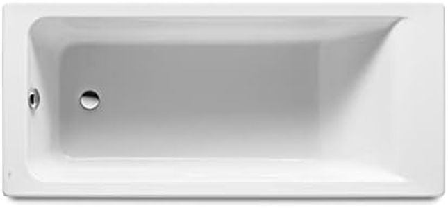Roca, Easy A248179000 Baignoire rectangulaire en acrylique blanc, 1 500 x 700 x 400 mm