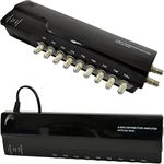 8 Way TV Aerial Distribution Amplifier–4G Amp Splitter Booster F-type Coaxial DC