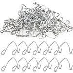 300 Pieces T Post Wire Clips T Post Clips T Post Fence Clips Fencing Clips for Securing Galvanized Steel Fence Clips for Barbed Wire Garden Farm Highway Sport Fences