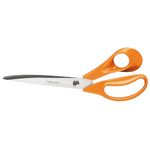 Fiskars Professional Universal Scissors 25cm Length Right Handed Stainless Steel Blade/Plastic Handles Orange Classic 1005151