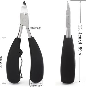 BEZOX Precision Toenail Clippers – Professional Large Grooming Tool for Thick or Ingrown Nails