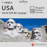 USA Travel SIM Card (Unlimited 4G D