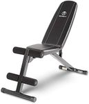 Marcy Multi-Position Workout Utility Bench for Home Gym Weightlifting and Strength Training SB-10115, Black