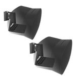 EMAQUIN Wall Mounts Brackets-Pair Set(2PCS) for Sonos Era 300 Speaker(Include 2PCS,Swivel and Tilt,Sturdy Metal,Durable Finish,Easy to intall,Compatible with Sonos Era 300,Black Pair)