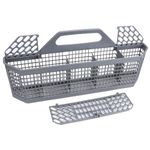 Dishwasher Silverware Basket, Universal Dishwasher Cutlery Lower Rack Silverware Basket Utensil Storage Basket Replacement WD28X10128