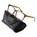 Cyxus Blue Light Glasses for Women, Blue-light Blocking Eyeglasses Men Computer Eyewear Anti Eye Fatigue Square Frame