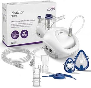 scala SC 145 Plus Inhaler for Aerosol Therapy, Inhaler Device for Adults & Children, Inhaler Nebulizer with Compressor for Upper & Lower Respiratory Tract