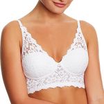 Maidenform Women's Casual Comfort Halter Bralette, White