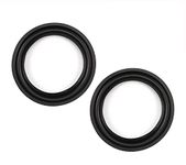 Fielect 12 Inch Speaker Rubber Edge Surround Rings Replacement Parts for Speaker Repair or DIY 2pcs