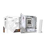 GIGABYTE X870I AORUS PRO ICE AMD AM5 LGA 1718 Motherboard, Mini-ITX, DDR5, 2X M.2, PCIe 5.0, USB-C, WIFI7, 2.5GbE LAN, EZ-Latch, 5-Year Warranty