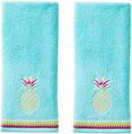 SKL Home by Saturday Knight Ltd. Colorful Pineapple Hand Towel Set, Aqua