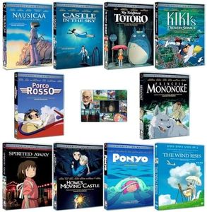 The Master Collection: Written & Directed by Hayao Miyazaki (Nausicaa of the Valley of the Wind / Castle in the Sky / My Neighbor Totoro / Kiki's Delivery Service + Many More!) + Bonus Art Card