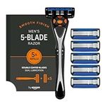 by Amazon Male 5 blade men's razor with 5 Count refill